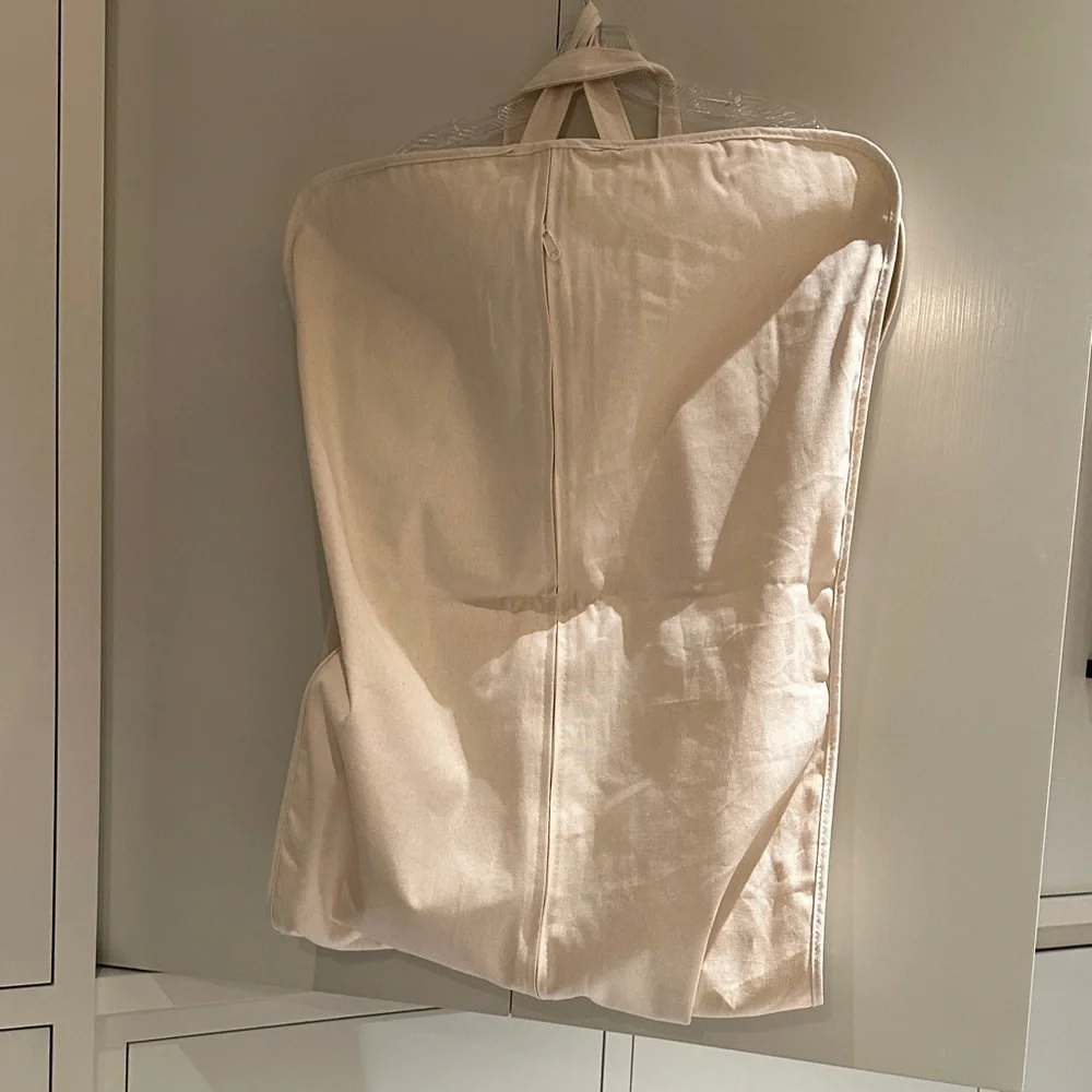 Nour Hammour Tan Garment Bag
